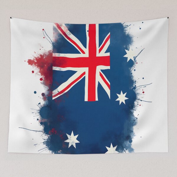 Item preview, Aussie Flag designed and sold by ShaneWalkerArt.