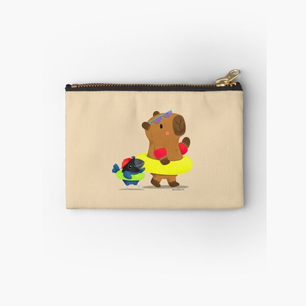 Item preview, Capybara and Bird Summer Vibes designed and sold by julianamotzko.