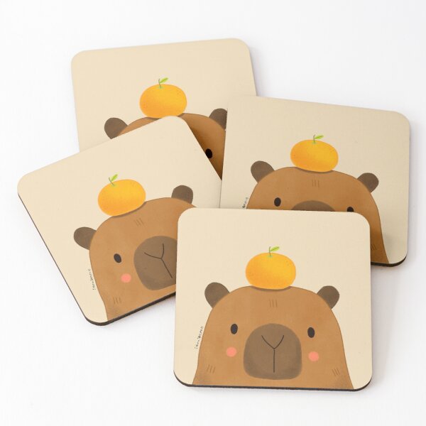 Item preview, Capybara with Orange designed and sold by julianamotzko.