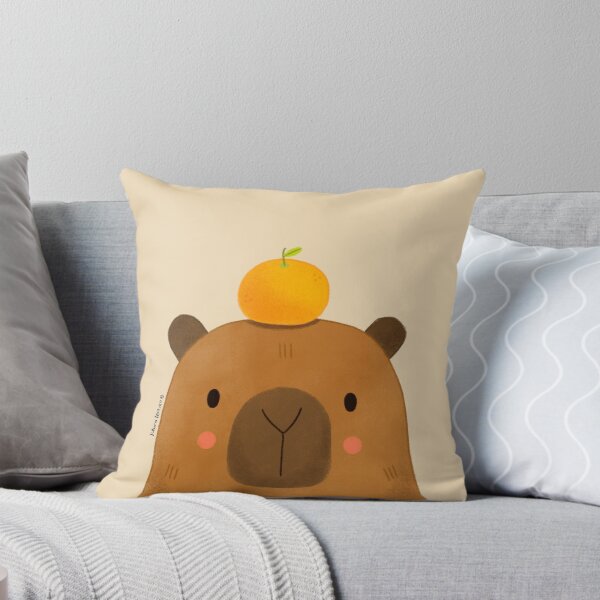Item preview, Capybara with Orange designed and sold by julianamotzko.