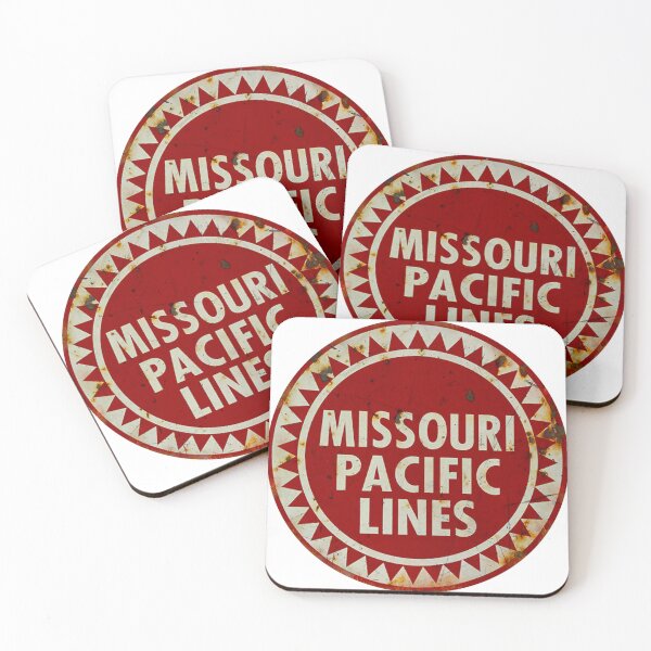 Item preview, The Missouri Pacific Railroad old vinatge sign for stickers and t-shirts designed and sold by PIXEL POP DESIGNS - Beyond the Norm!.