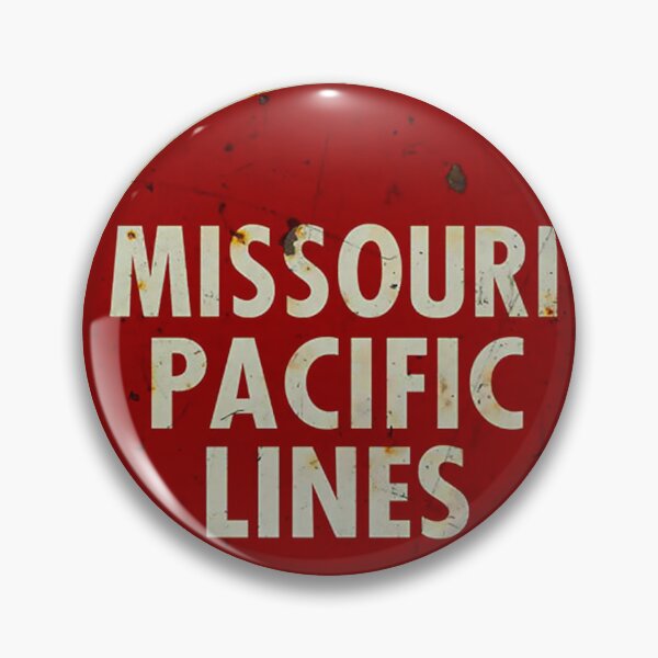 Item preview, The Missouri Pacific Railroad old vinatge sign for stickers and t-shirts designed and sold by PIXEL POP DESIGNS - Beyond the Norm!.