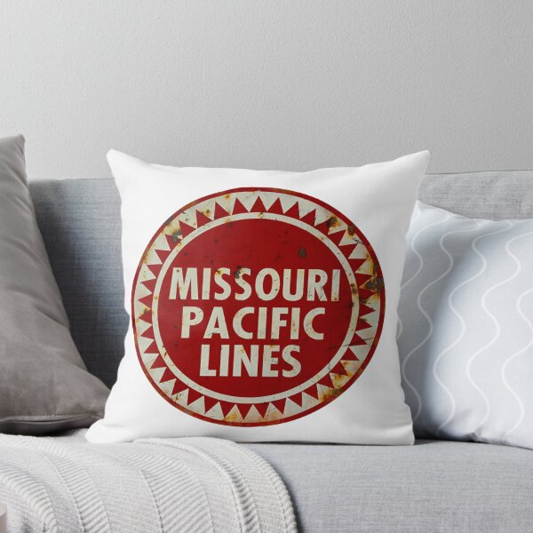 Item preview, The Missouri Pacific Railroad old vinatge sign for stickers and t-shirts designed and sold by PIXEL POP DESIGNS - Beyond the Norm!.