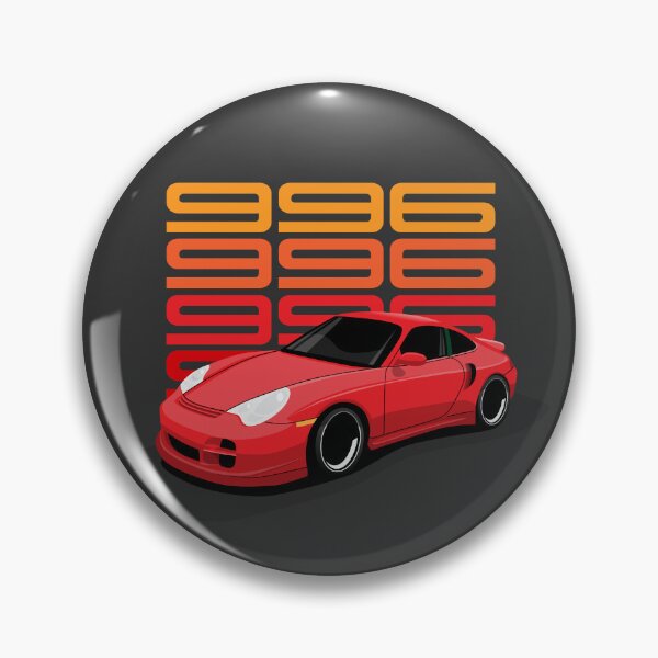 Artikelvorschau, 2004 Roter Porsche 996 Turbo Abbildung entworfen und verkauft von blackdogshop.