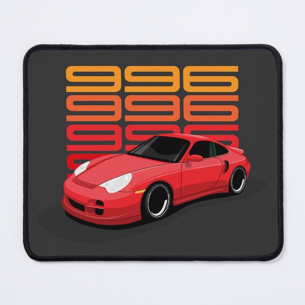 Artikelvorschau, 2004 Roter Porsche 996 Turbo Abbildung entworfen und verkauft von blackdogshop.