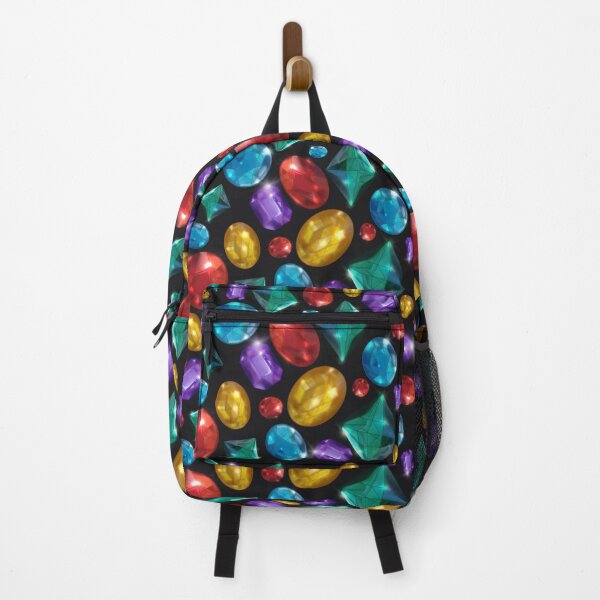 Item preview, Bejewelled repeat print - black designed and sold by SonorousMaple.