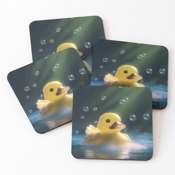 Item preview, Happy yellow rubber duck designed and sold by BAR DEC.