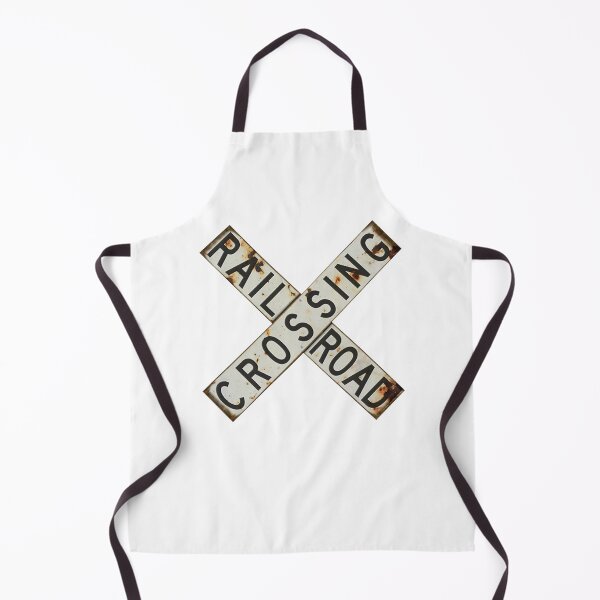 Item preview, old railroad crossing sign froma real train crossing sign designed and sold by PIXEL POP DESIGNS - Beyond the Norm!.