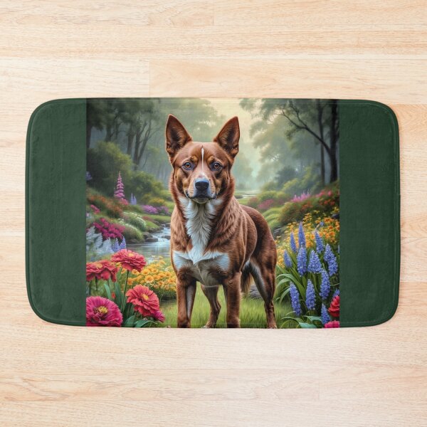 Item preview, Hunter Red Australian Cattle Dog Portrait Art designed and sold by Heart and Soul Studio.