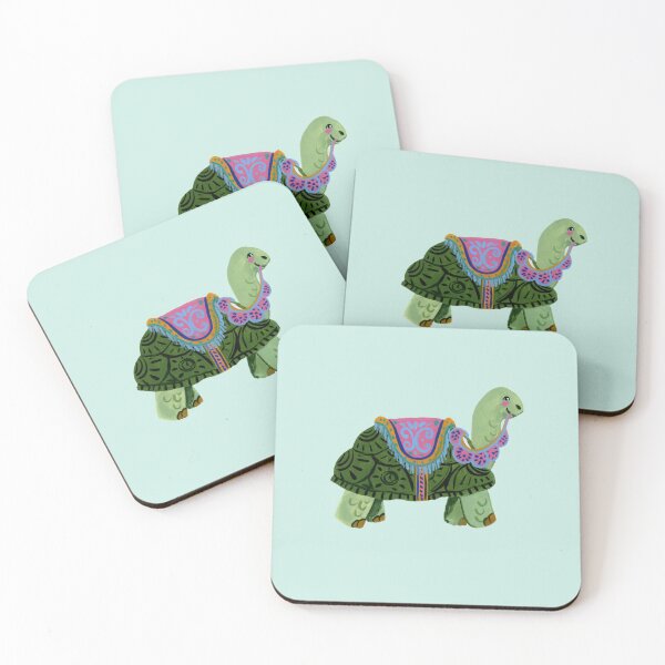 Item preview, Carousel Tortoise – Whimsical Hand-Painted Watercolor by Jemma Jamie designed and sold by Jemma Jamie Skidmore.