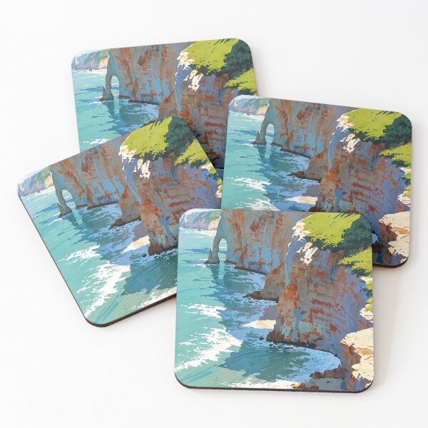 Item preview, Étretat Cliffs, France designed and sold by Worldscape Wonders.