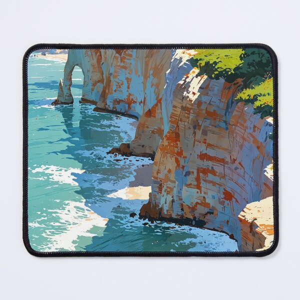Item preview, Étretat Cliffs, France designed and sold by Worldscape Wonders.