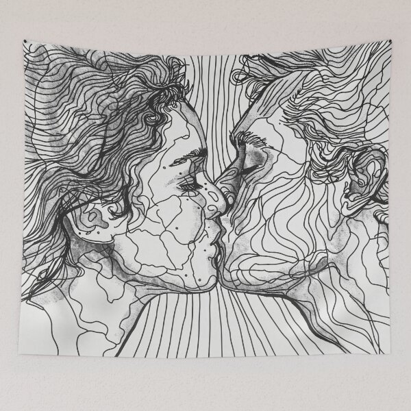 Item preview, Tangled Emotions, ink and pencil on paper, 2024, 21 x 29 cm designed and sold by oanaunciuleanu.