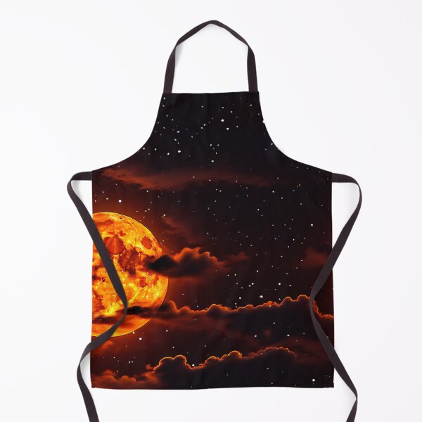 Item preview, Fiery Moon in the Night Sky designed and sold by PMBlack1990.