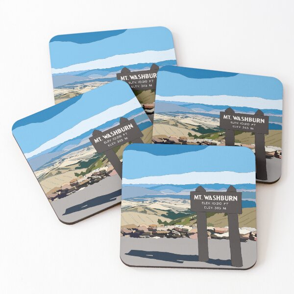 Item preview, Come Visit Mt. Washburn (Yellowstone) Vintage Print designed and sold by esslev.