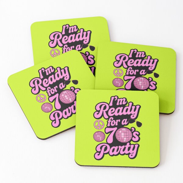 Item preview, I'm Ready For A 70's Party Retro Quote designed and sold by TheArtOfPat.