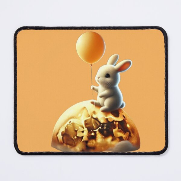 Item preview, Celebratory moment: Rabbit on the Moon designed and sold by annenambiro.