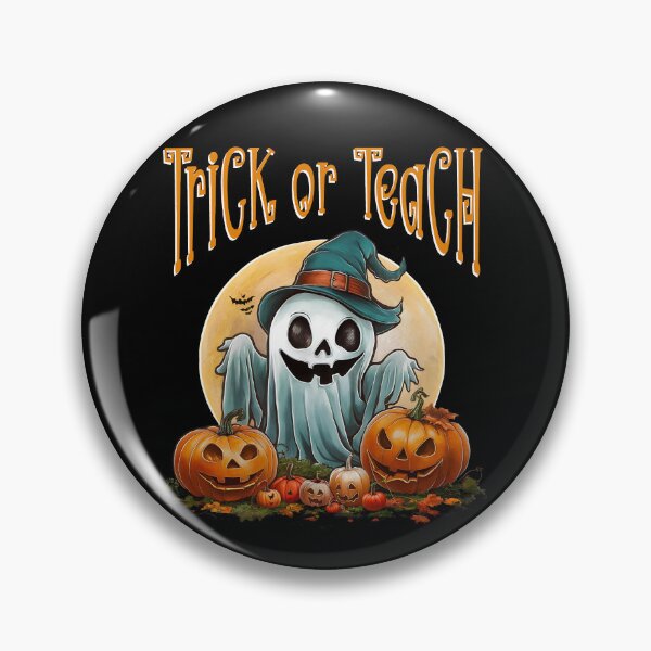Item preview,  Teacher Halloween Trick Or Teach Cute Ghost Coffee Pumpkins designed and sold by box-artshop.