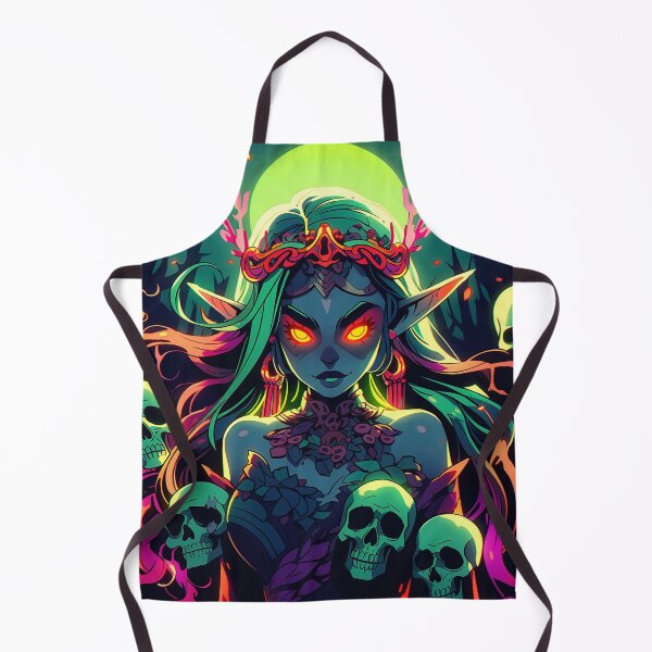 Item preview, Gothic Neon Witch Demon Anime Girl designed and sold by bubblegoth.