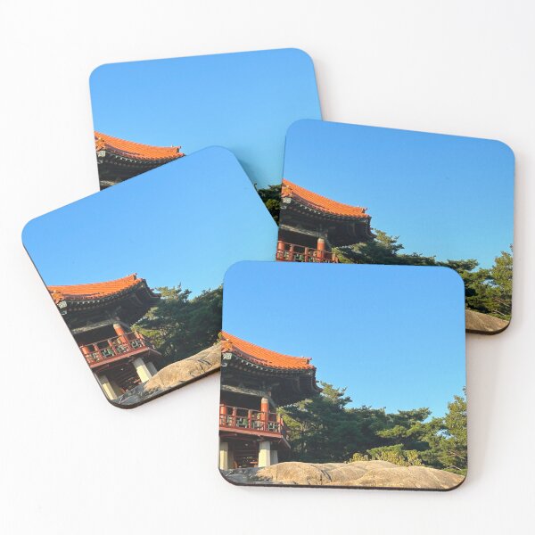 Item preview, Pavilion on Achasan Mountain | South Korea Travel Photography designed and sold by YemmyZImages.