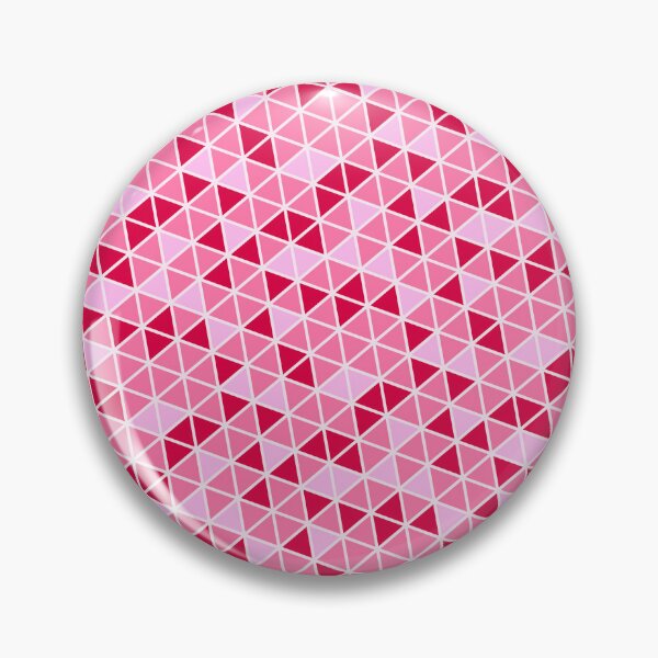 Item preview, Multicolor Triangle Geometry Japanese Style Pattern Pink Rose designed and sold by EvergreenMotifs.