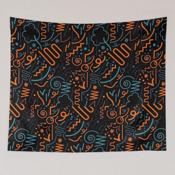 Item preview, Orange Pattern designed and sold by UZRWRLD .