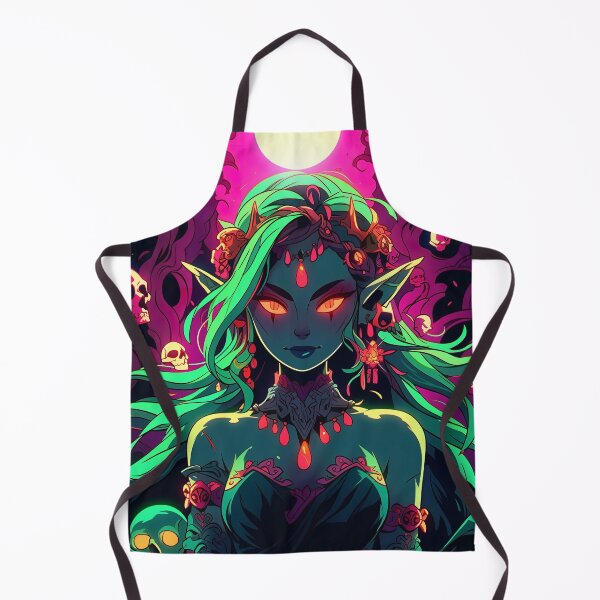 Item preview, Cursed Moon Witch Anime Girl designed and sold by bubblegoth.