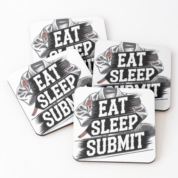 Item preview, Martial arts eat sleep submit BJJ gi white designed and sold by Newhyperion.