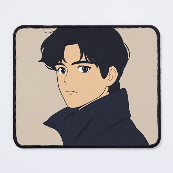 Item preview, French man, portrait | Anime style designed and sold by ComicsFactory.