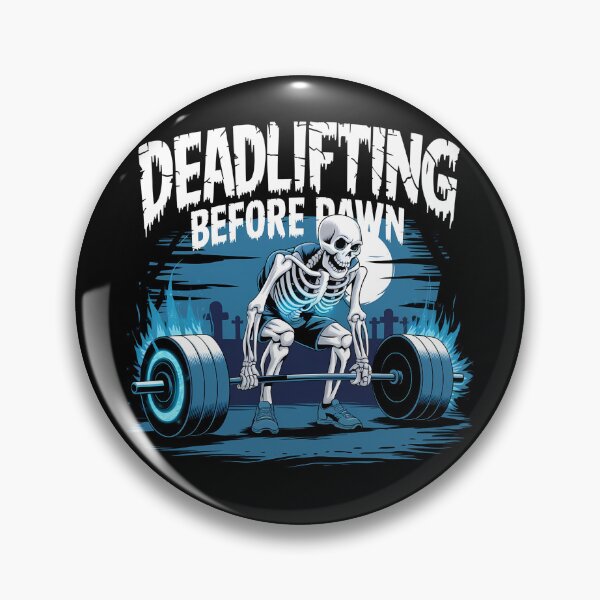 Item preview, Deadlifting Before Dawn Halloween Spooky Workout designed and sold by FocusedPatterns.
