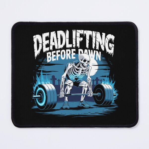 Item preview, Deadlifting Before Dawn Halloween Spooky Workout designed and sold by FocusedPatterns.