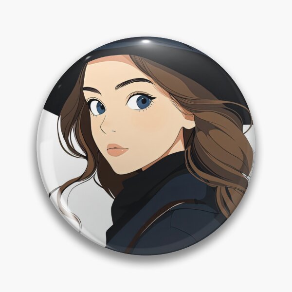 Item preview, French woman | Anime style designed and sold by ComicsFactory.