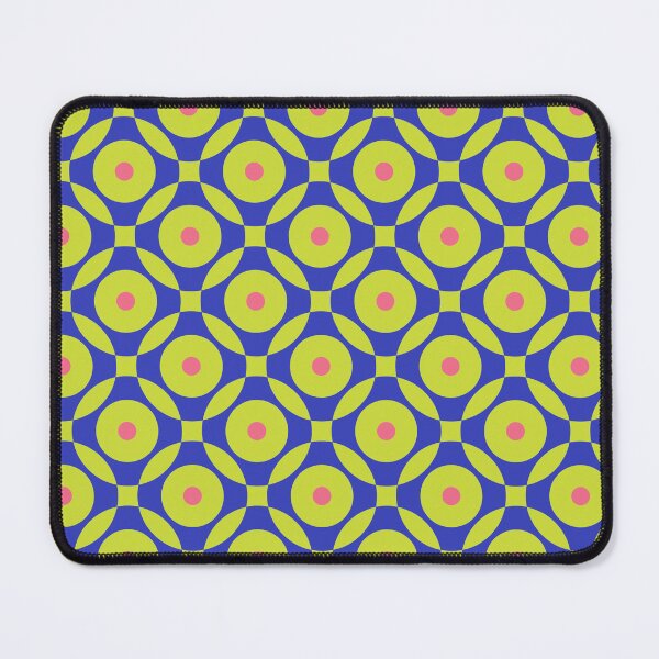 Item preview, Geometric Rings Circles Bullseye Target Grid Pattern Geometry designed and sold by EvergreenMotifs.