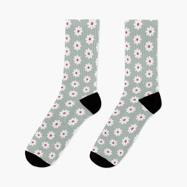 Item preview, Daisies on Duck Egg Blue Background, Cute Flowers designed and sold by dottiedigitals.
