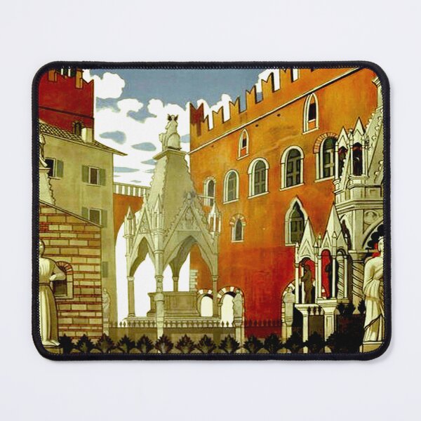 Item preview, Verona Italy Vintage Travel and Tourism Advertising Print designed and sold by posterbobs.
