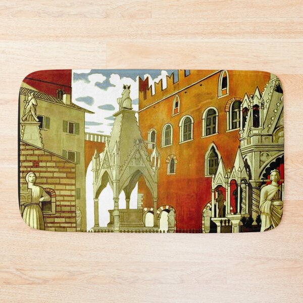 Item preview, Verona Italy Vintage Travel and Tourism Advertising Print designed and sold by posterbobs.