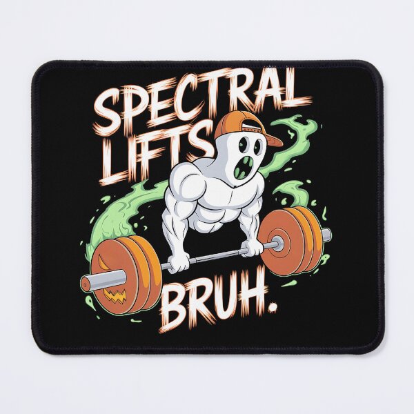 Item preview, Spectral Lifts Bruh Halloween Ghost Workout designed and sold by FocusedPatterns.