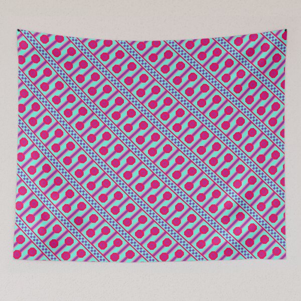 Item preview, Colorful Egyptian Ai Made Infinite Pattern Endless Geometry designed and sold by EvergreenMotifs.