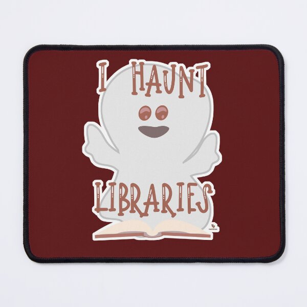 Item preview, Haunt Libraries Funny Bookish Halloween Art designed and sold by mytshirtfort.
