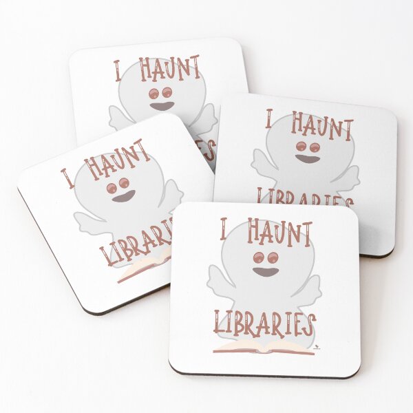 Item preview, Haunt Libraries Funny Bookish Halloween Art       designed and sold by mytshirtfort.