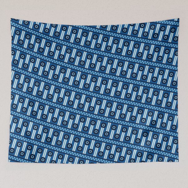 Item preview, Colorful Egyptian Ai Made Infinite Pattern Endless Geometry designed and sold by EvergreenMotifs.