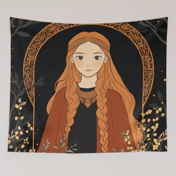 Item preview, Freyja, Norse mythology | Anime style designed and sold by ComicsFactory.