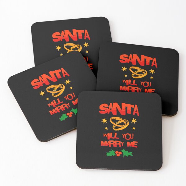 Item preview, Santa will you marry me designed and sold by Graffik-Peeps.