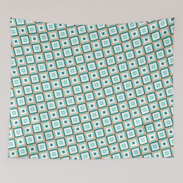 Item preview, Colorful Egyptian Ai Made Infinite Pattern Endless Geometry designed and sold by EvergreenMotifs.