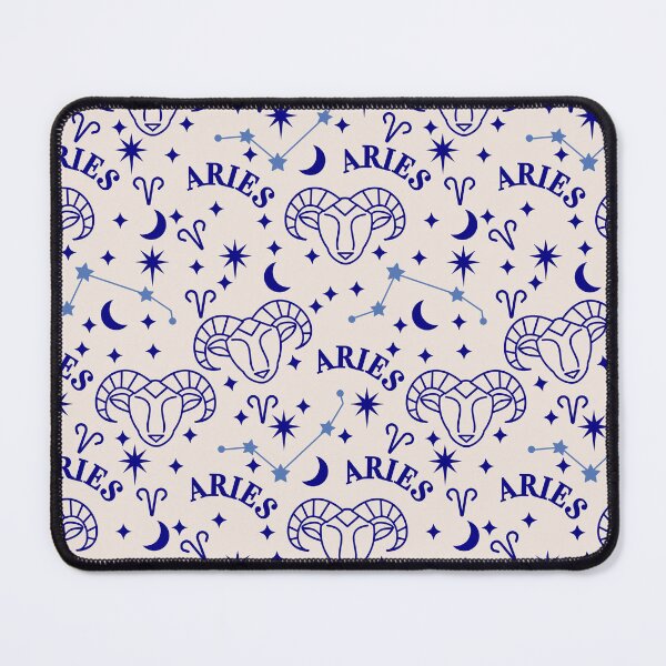 Item preview, Blue Aries Ram Zodiac Sign designed and sold by dottiedigitals.
