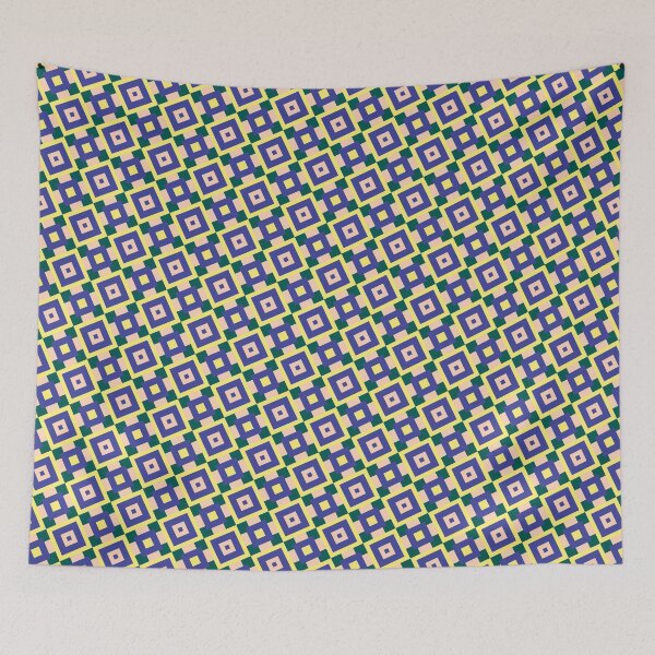 Item preview, Colorful Egyptian Ai Made Infinite Pattern Endless Geometry designed and sold by EvergreenMotifs.