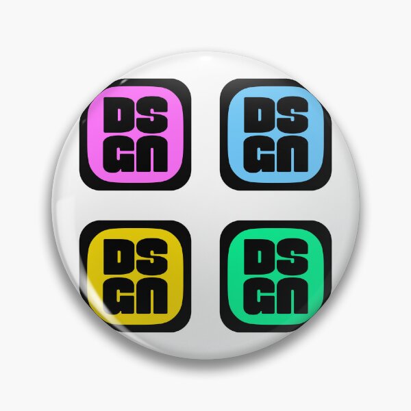 Artikelvorschau, (4er-Pack) dsgn-Abzeichen - UX-Designer | Produktdesigner | UI-Designer-Aufkleber entworfen und verkauft von PoshPixel.
