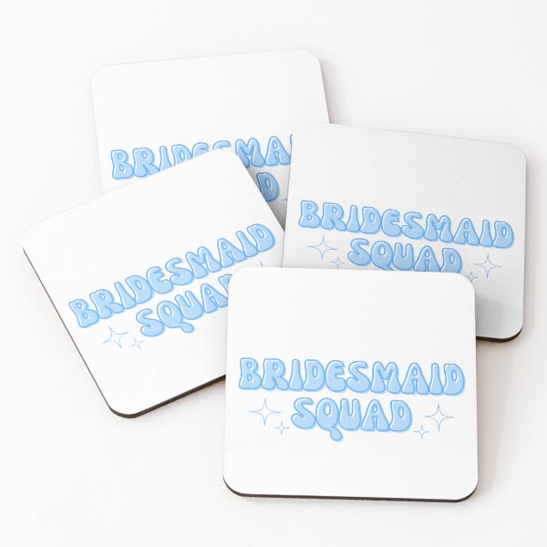 Item preview, Bridesmaid Squad in Light Blue designed and sold by Alli Marie Designs.