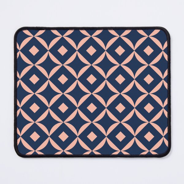 Item preview, Pink and Navy Blue Geometric Shapes designed and sold by dottiedigitals.