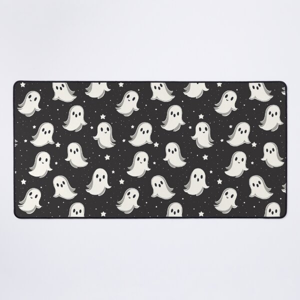 Item preview, Seamless Pattern of Spooky Season: Cute Spooky Ghost Ink Drawing, Black Color, Simple Modern Design designed and sold by · GAMING SOUL ·.